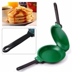 Latest Non-stick Flip Pan Ceramic Pancake Maker Cake Porcelain Frying Pan Nonstick Healthy General Use For Gas