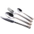 Import Leather Box Packing Knife Fork Spoon Set Cutlery Set 72pcs Stainless Steel Flatware Set from China