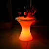 led furniture coffee table plastic glow bar table