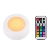 LED Puck Lights Remote control RGB night light color atmosphere night light cabinet lamp led