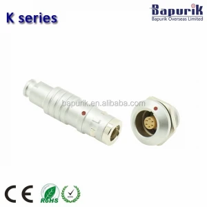 lemos EGG K series 3 pin circular push pull connector  connector female electrical plugs  sockets audio cables and connectors