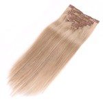 Light Brown Clip on Hair Extension