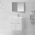 Import Light grey modern floor-standing/wall mount bathroom vanity from China
