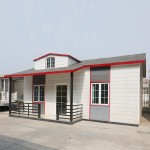 Light steel structure house light steel villa special-shaped house custom European simple board room Prefab Houses