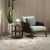 Import Living Room Furniture Wooden Single Lounge Chair Sofa Chair 1 Seater Sofa from China