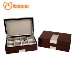 Long Engraved Logo Large Carbon Fiber Display Case 8 Luxury Watch Box