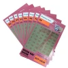 Lottery Ticket Customized Printing on 300gsm Paper for Scratch Cards Lottery Scratch Off Cards printing