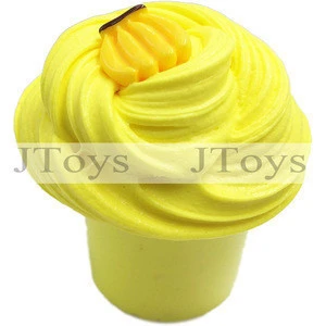 Low Boron Free Stretchy Fluffy Butter Slime Supplies Soft Putty Scented Sludge Stress Relief Toys for Kids Boys Girls