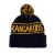 Import Low MOQ personalized logo custom woven label top pom pom winter beanie hats from China
