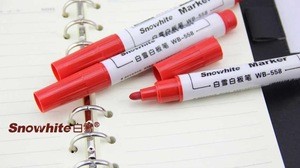 Low Odour WB-558 Whiteboard Marker with Germany Origin Oil Type Ink