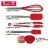 Import Lucky Red 5 Piece Kitchenware Baking Cooking Tools Silicone Kitchen Utensils Set from China