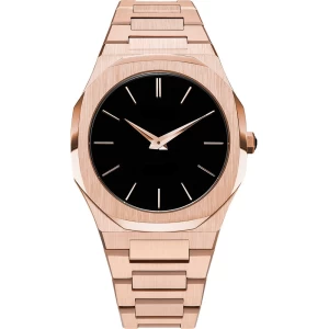 Luxury design Ultra thin minimalist watch stainless steel back quartz stainless steel back quartz watch