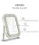 Luxury Funky Diamond LED lighted Hollywood Vanity Bathroom Wallmount Makeup Mirror with Touch Dimmer Lights