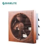 Luxury Wooden bathroom window exhaust fan small-size, plastic 12 inch low noise wall exhaust fan
