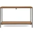 Import M0055 Simple design 2 tier living room console table with storage shelf wood metal side table from China