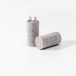 MADE IN CHINA white color ac capacitor  Cbb60 Motor Run Capacitor 40uF
