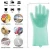 Import Magic Silicone Dish Washing Gloves Kitchen Accessories Dish-washing Glove Household Tools for Cleaning Car Pet Brush Glove from India