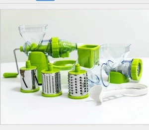 Manual meat grinder Household stuffing machine Multifunctional Cutter Garlic mash mixer Juicer and cutter 3 functions
