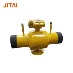 Manual Operated A105 Dbb Butt Welded Ball Valve for Oil Gas