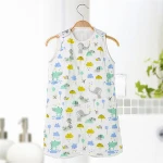 Manufacture baby Sleeping bag 4-layer 100% Cotton Gauze Muslin Children Sleeping Bag