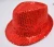 Import Manufacture Flashing led fedora hat for party light led Jazz Hat from China