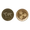 Manufacturer Custom Zinc Alloy Souvenir Gold Embossed Challenge  souvenir coin custom