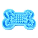 Manufacturer wholesale multi-colors plastic Anti-skid pet dog bowl slow feeder