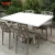 Marble cheap fast food dining table, cheap price marble cafe table chair set