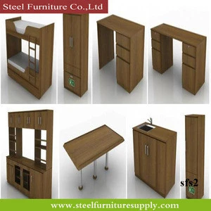 marine furnishings, aluminum honeycomb marine bunk bed & desk