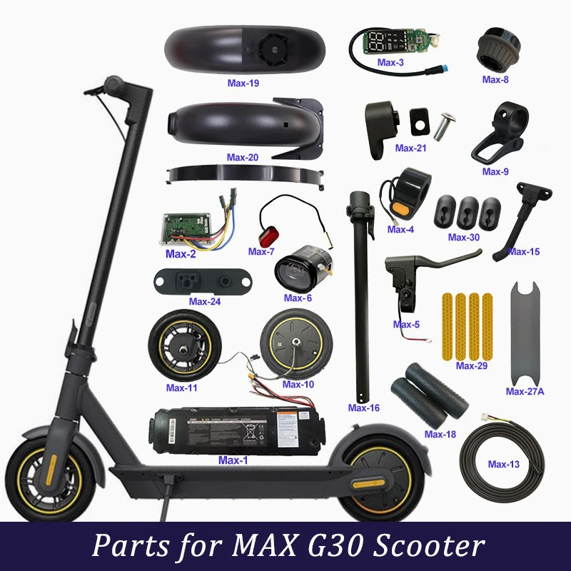 Max G30 Original electric scooter parts Repair Parts electric scooter accessories
