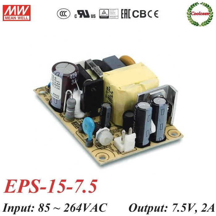 Meanwell EPS-15-5 5v adjustable dc power supply unit