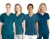 Import Medical Salon Uniform Unisex Multi Colors Small Hospital Nurse Uniform from China