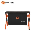 MeeTion DSK20 2020 High Quality Side Glow Office PC Table Led Light Rgb Computer Gaming Desk For Home Gaming