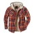 Import Mens Camp Lined Hooded Flannel Shirt Jacket from China
