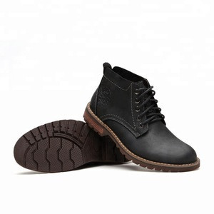 Buy Mens Formal Dress Boots Round Toe Soft Leather Lace Up Ankle Shoes ...