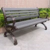 Metal Waterproof Park Long Bench Outdoor Wooden Furniture For Garden