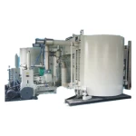 Metallic reflection film forming single or double chamber vacuum coating machine