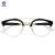 Import Metal&Plastic Transparent Oversized Prescriptin Eyewear Optical Eyeglass Frame Parts For Glasses Dropshipping from China