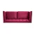 Import Mid Century Chesterfield Sofa Button Tufted Velvet Sofa red color sofa for living room and commercial use from China
