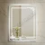 Import Middle East style led lighted bathroom mirror with Antifog from China