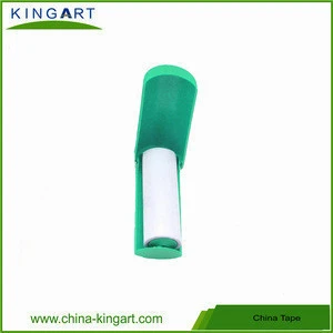 Mini lint roller with folding travel case