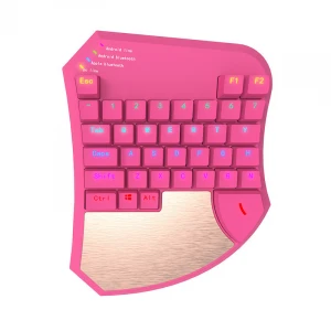 Mini Wireless Gaming Keypad with LED Backlight 36 Key One-handed Mechanical Keyboard for Laptop Computer for PUBG Game Keyboard
