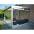 Import Modern 3*6M Backyard Garden Pergola With Glass Sliding Door from China