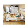 Modern Bedroom Storage Leather Bed Multifunction Message Tatami Bed Smart Bed With  Speaker
