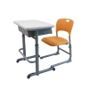 Modern Comfortable School Desk and Chair School Furniture Single Seater Desk and Chair Set