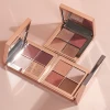 Modern Economic Private Label High Quality Luxury Makeup Product Gorgeous 4 Colors Eye Shadow