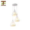 Modern Indoor chandelier lighting modern glass shade pendant light