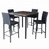 Modern kitchen table and bar chairs used bar furniture marble top bar table sets
