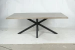 Modern Simple Design MDF with Veneer Dining Tables Restaurant Home Furniture