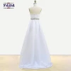 Modern strapless a-line trailing off-shoulder traditional elegant bridal wedding dresses simple with beaded